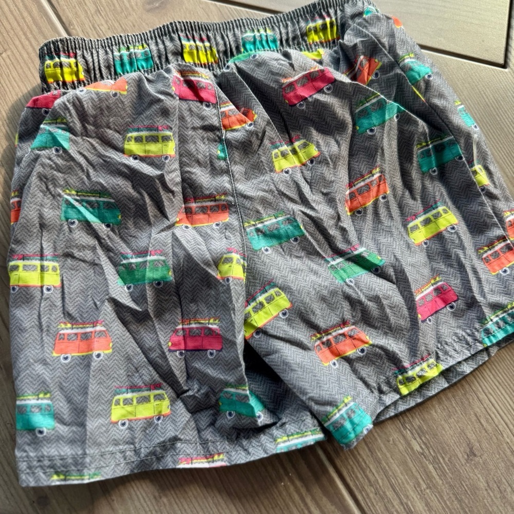 Cat & Jack l Gray Van Print Swim Shorts l Size: 2T - Picture 3 of 6